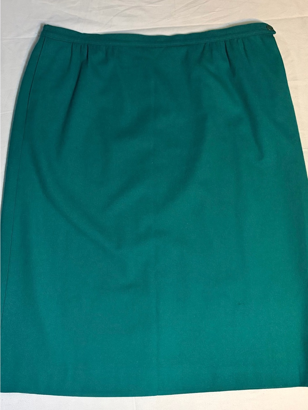 Pendleton Vintage Teal Pencil Skirt 100% wool